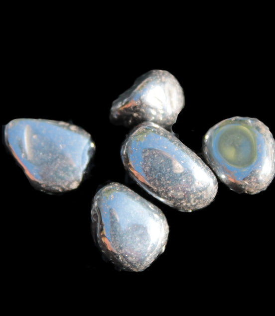 Hematite Terahertz 5/6 polished gravel stones 6-8g Rocks and Things