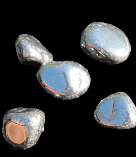 Hematite Terahertz 5/6 polished gravel stones 6-8g Rocks and Things