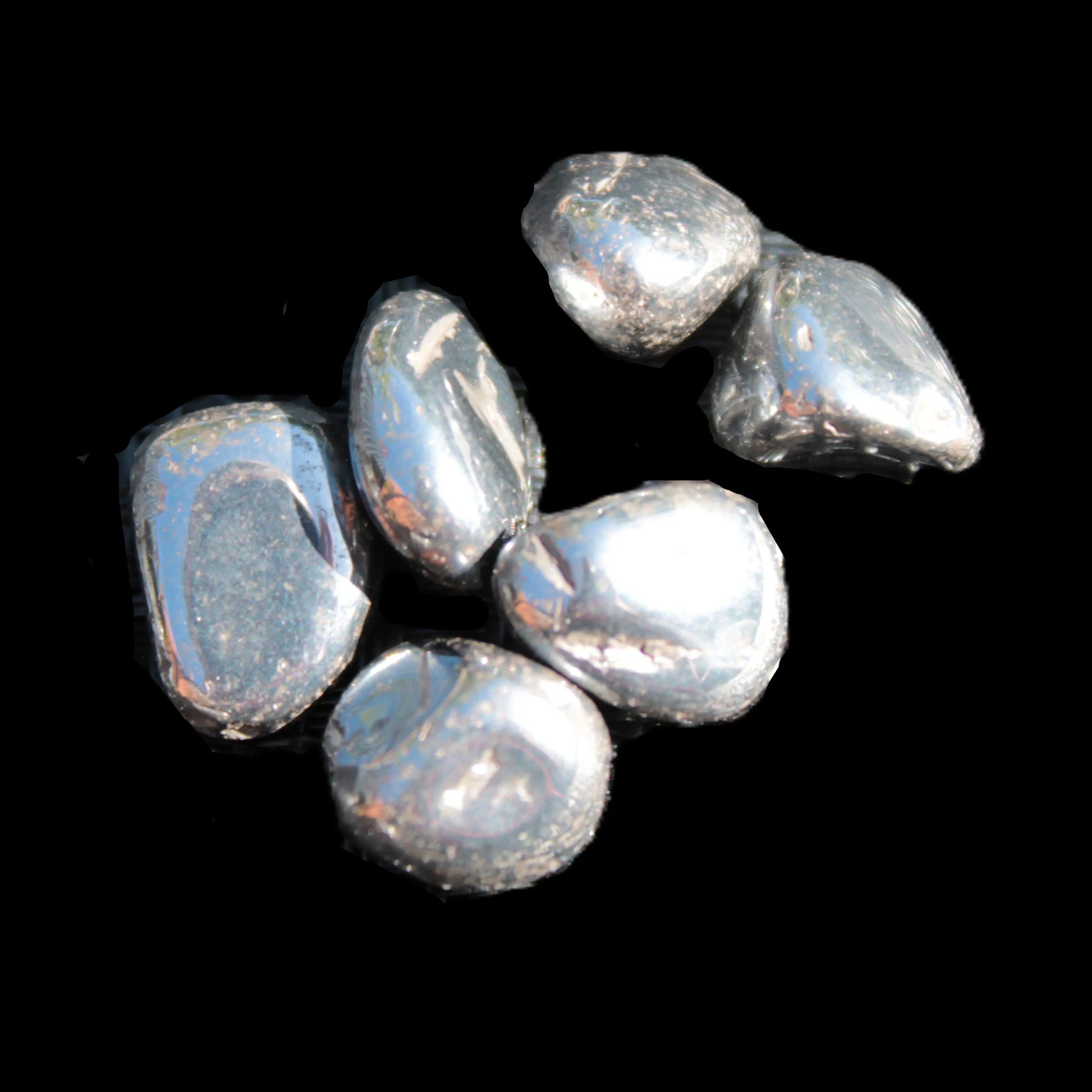 Hematite Terahertz 5/6 polished gravel stones 6-8g Rocks and Things