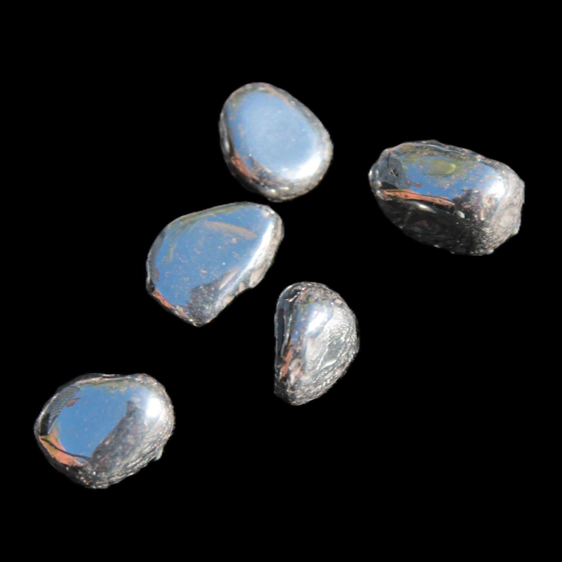 Hematite Terahertz 5/6 polished gravel stones 6-8g Rocks and Things