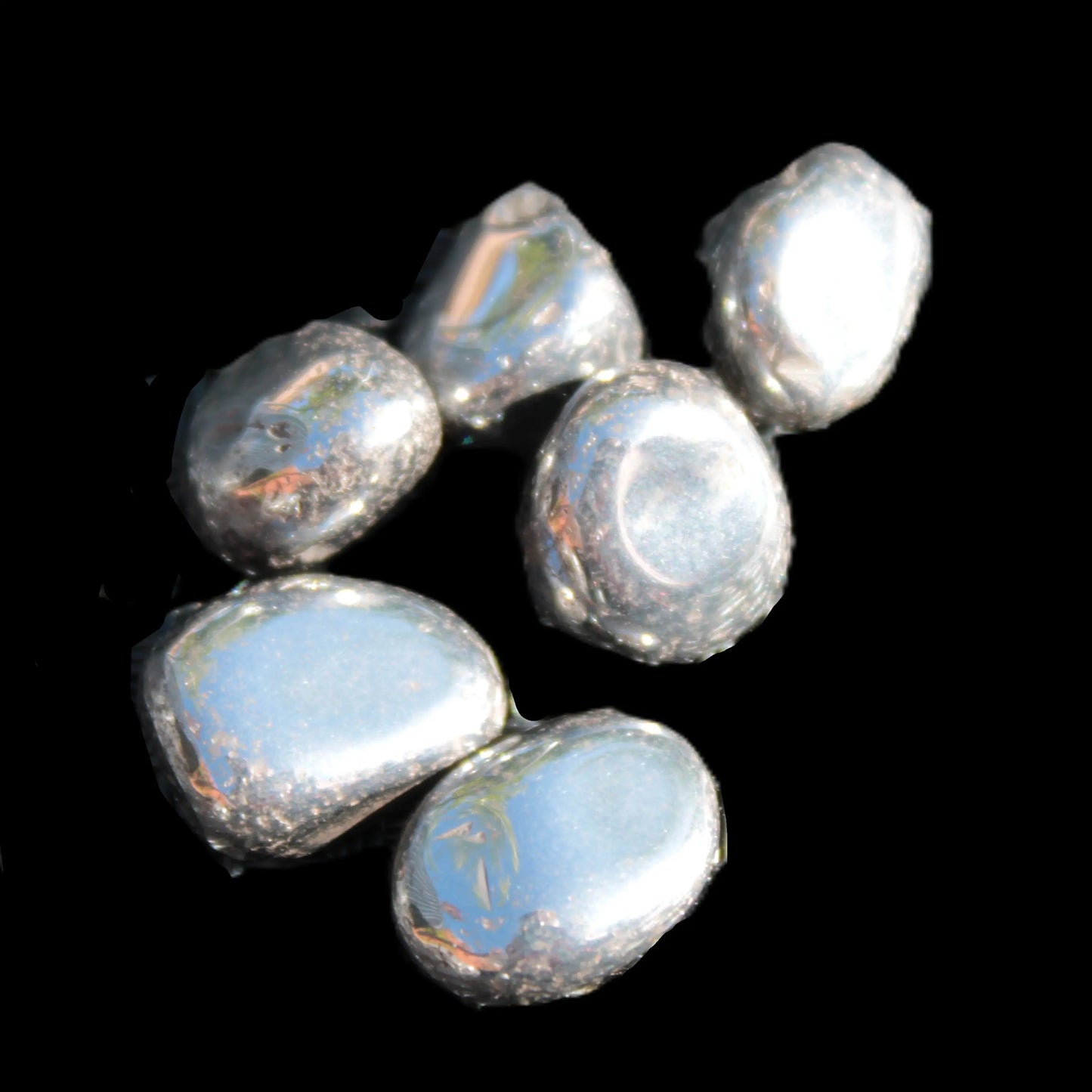 Hematite Terahertz 5/6 polished gravel stones 6-8g Rocks and Things