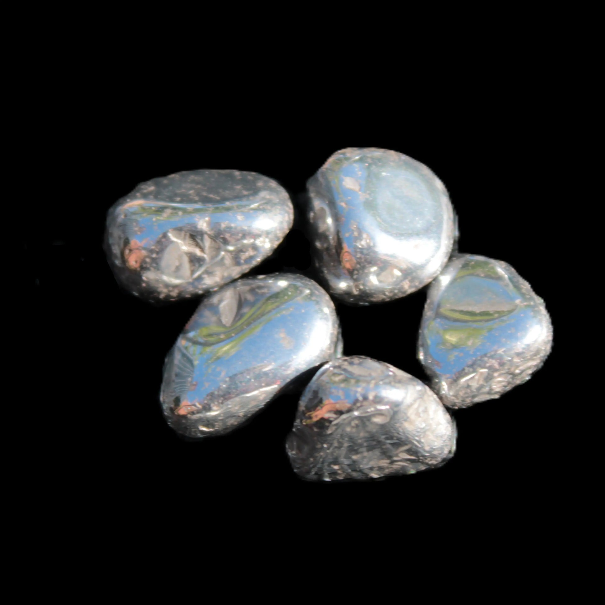 Hematite Terahertz 5/6 polished gravel stones 6-8g Rocks and Things