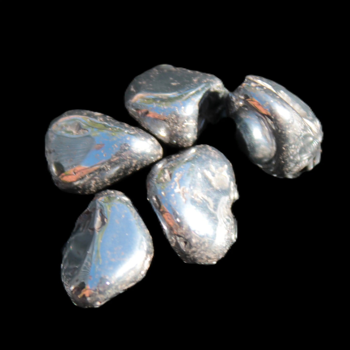 Hematite Terahertz 5/6 polished gravel stones 6-8g Rocks and Things