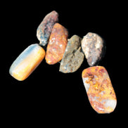 Pietersite 5/6 small polished stones from Namibia 7-8g Rocks and Things Store