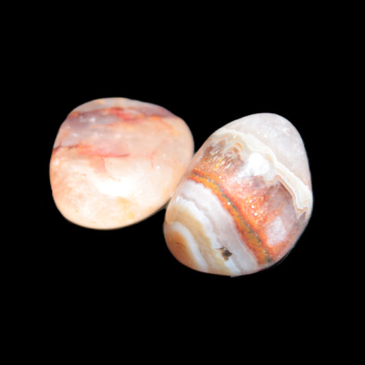 Two Auralite polished stones from Morocco 12-15g Rocks and Things Store