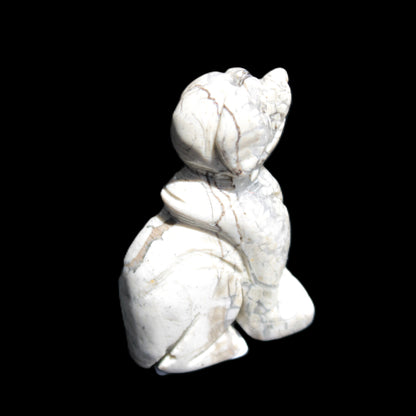 Hand carved Stone dog 35*53mm 50g Rocks and Things Store