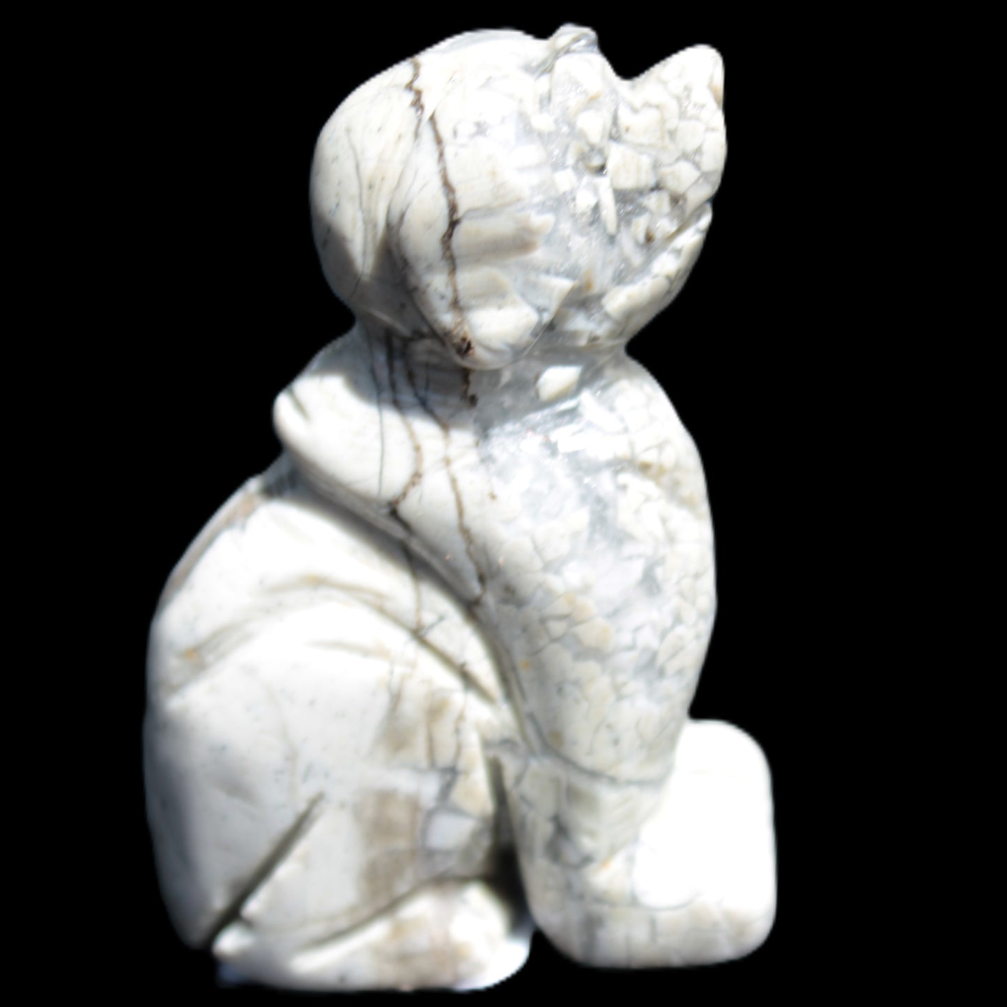 Hand carved Stone dog 35*53mm 50g Rocks and Things Store