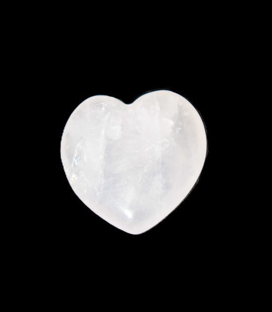 Small Rose Quartz heart 20-25mm 3.5-4.0g