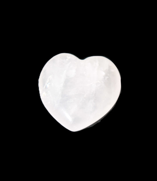 Small Rose Quartz heart 20-25mm 3.5-4.0g