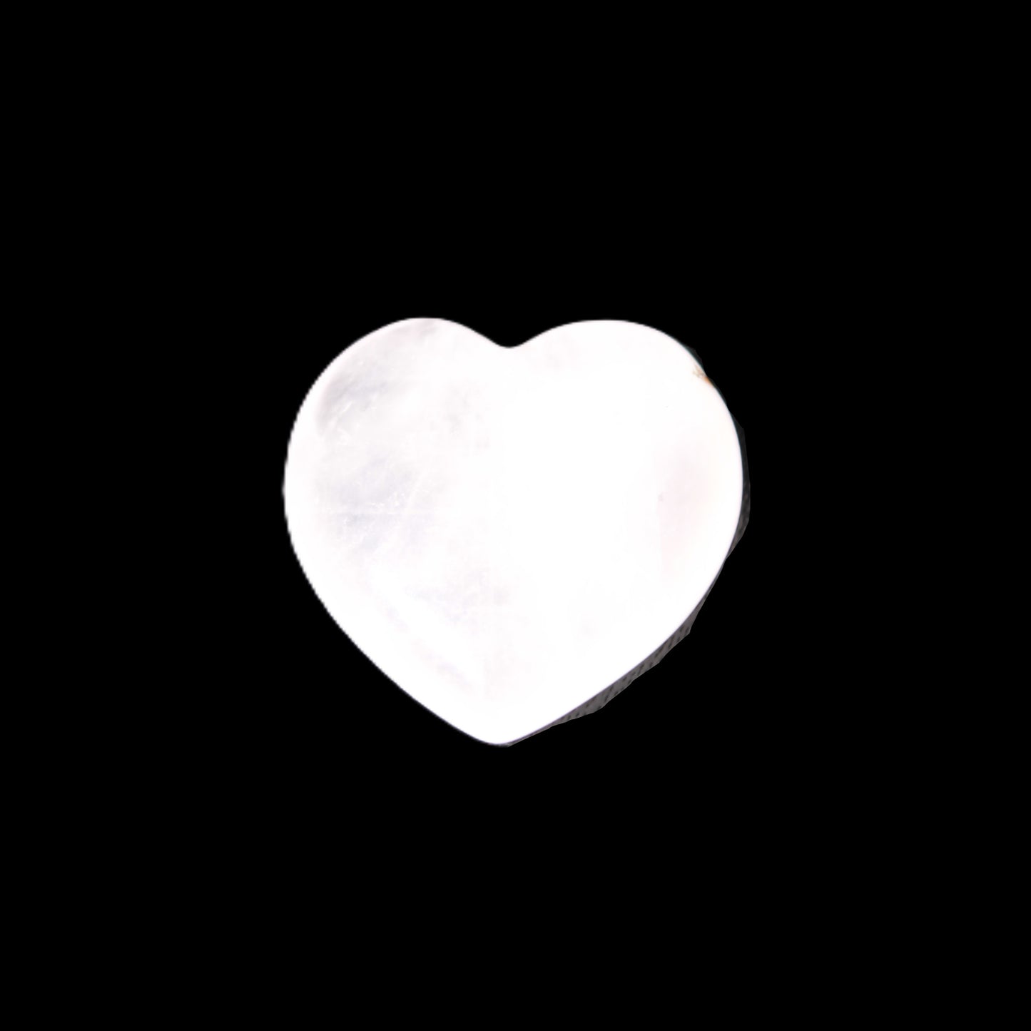 Small Rose Quartz heart 20-25mm 3.5-4.0g