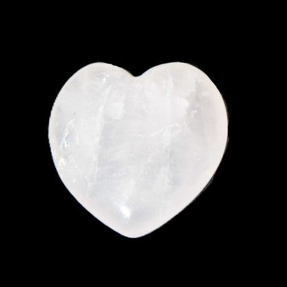 Small Rose Quartz heart 20-25mm 3.5-4.0g