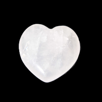 Small Rose Quartz heart 20-25mm 3.5-4.0g