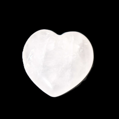 Small Rose Quartz heart 20-25mm 3.5-4.0g