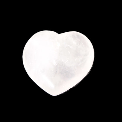 Small Rose Quartz heart 20-25mm 3.5-4.0g