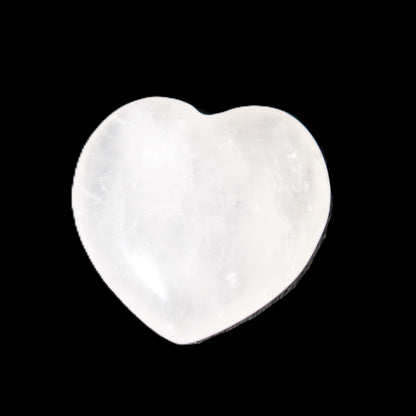 Small Rose Quartz heart 20-25mm 3.5-4.0g