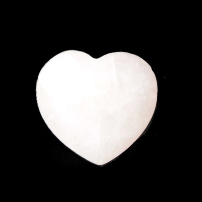 Small Rose Quartz heart 20-25mm 3.5-4.0g