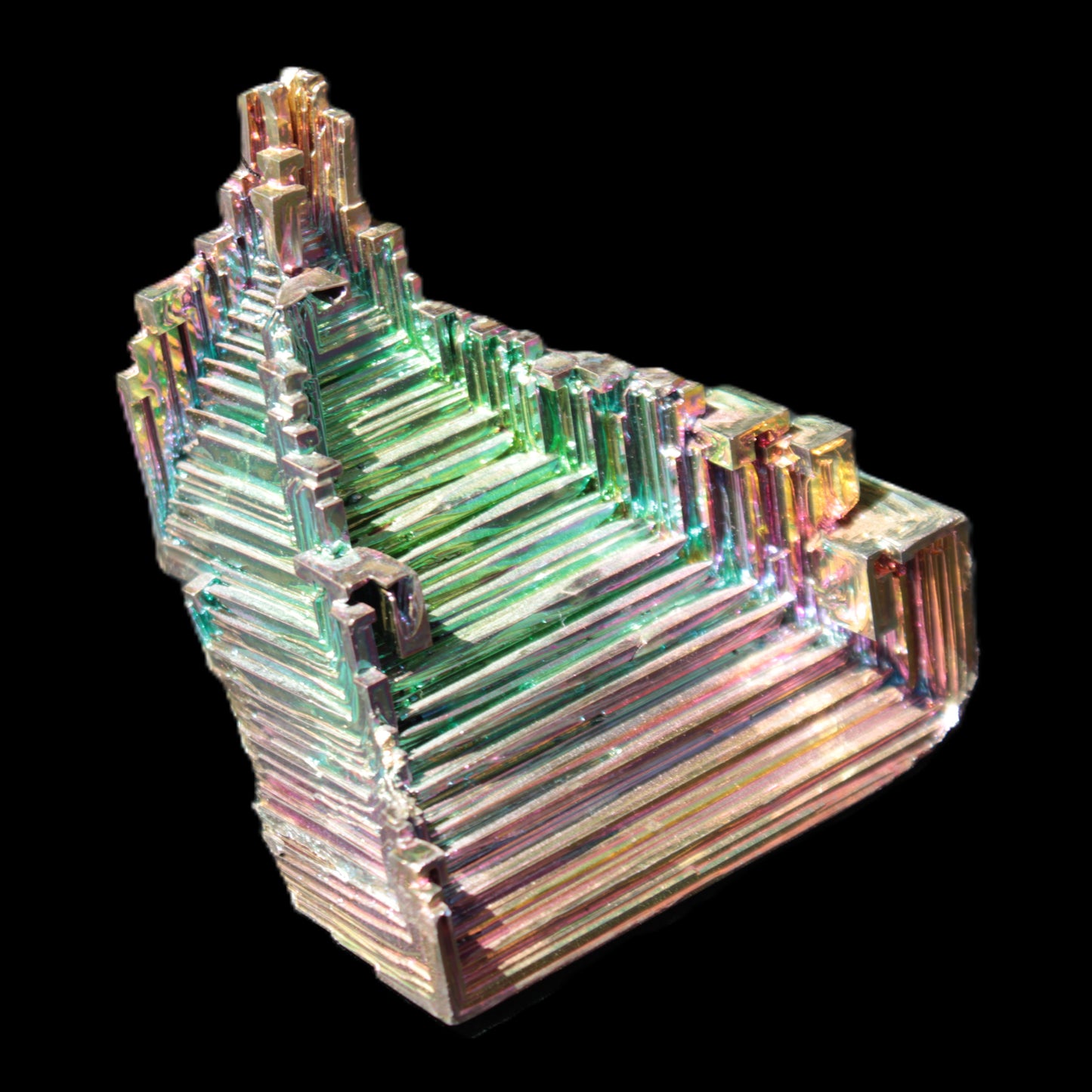 Bismuth crystal castle 58*47*61mm 174.7g Rocks and Things Store