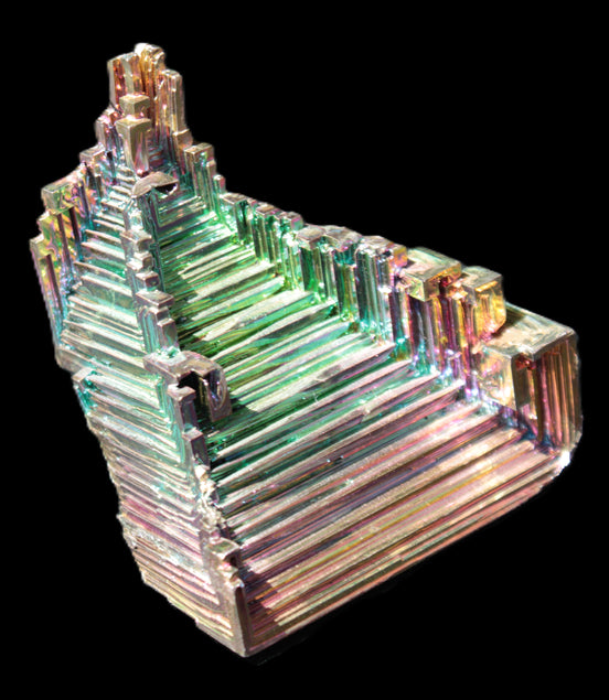 Bismuth crystal castle 58*47*61mm 174.7g Rocks and Things Store