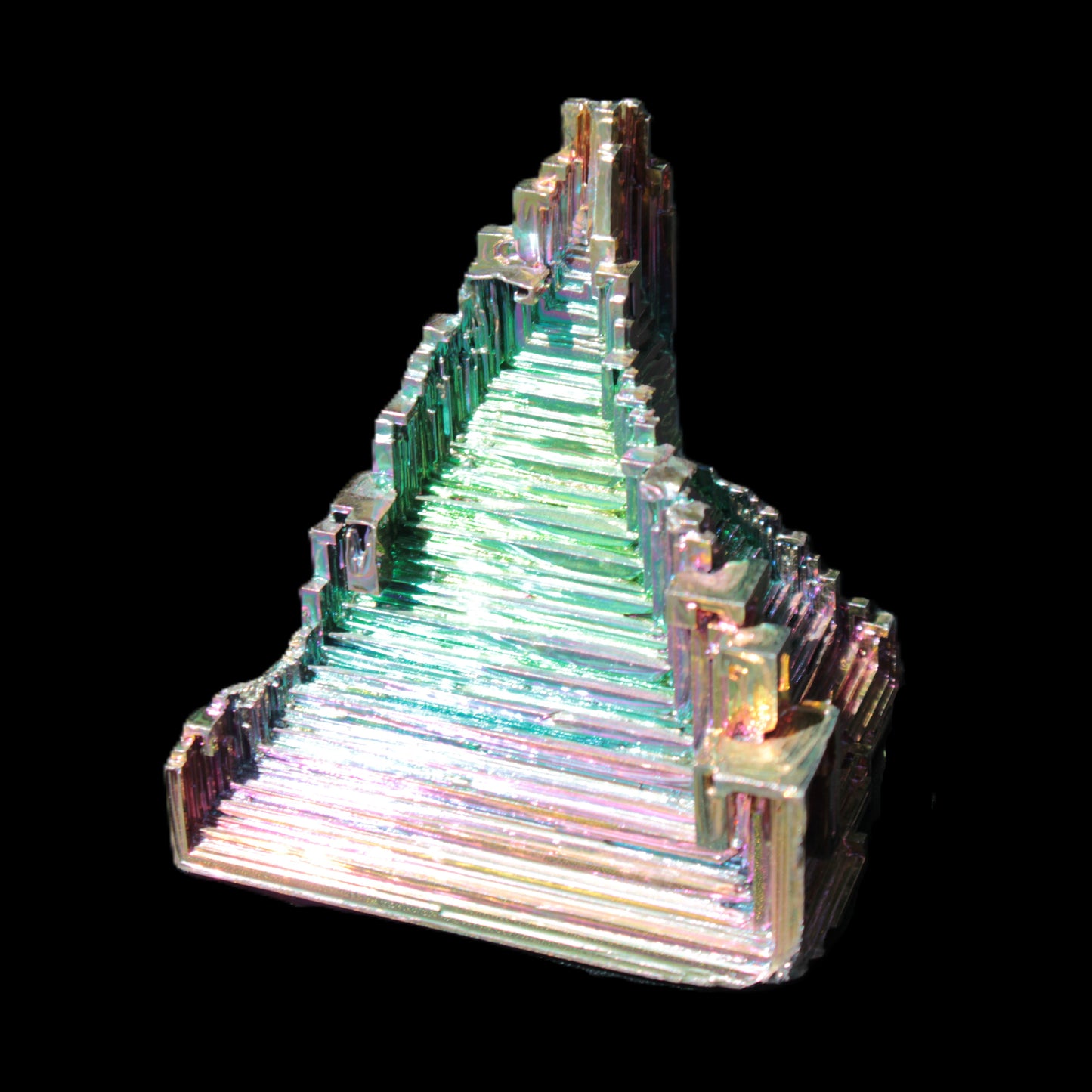 Bismuth crystal castle 58*47*61mm 174.7g Rocks and Things Store