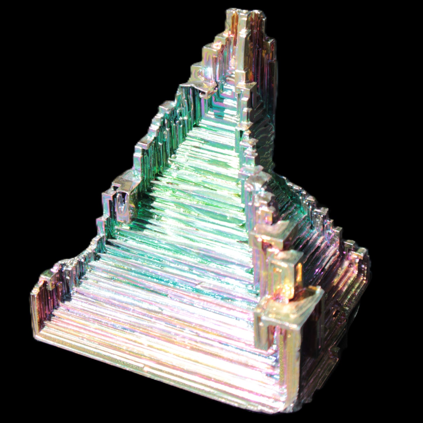 Bismuth crystal castle 58*47*61mm 174.7g Rocks and Things Store