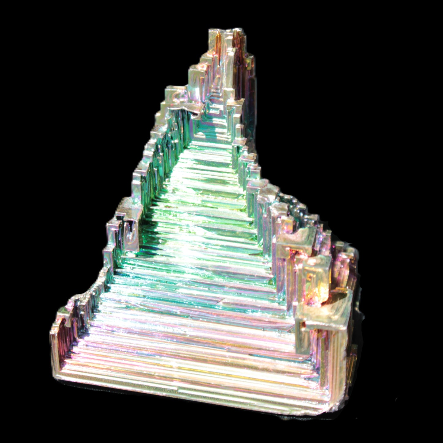 Bismuth crystal castle 58*47*61mm 174.7g Rocks and Things Store