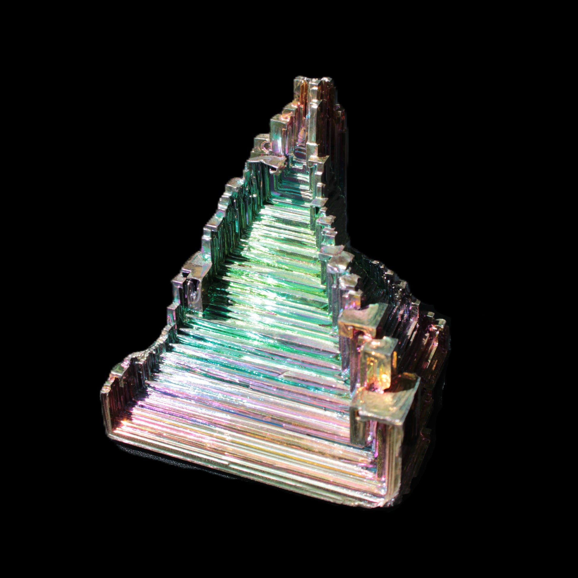 Bismuth crystal castle 58*47*61mm 174.7g Rocks and Things Store