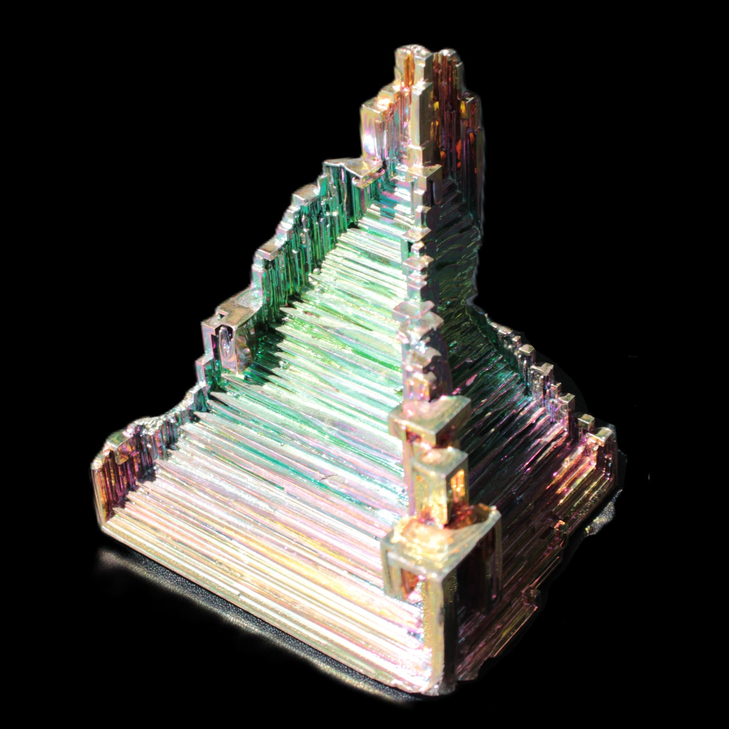 Bismuth crystal castle 58*47*61mm 174.7g Rocks and Things Store