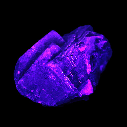 Black Rose UV-reactive Fluorite specimen 18.8g