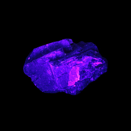 Black Rose UV-reactive Fluorite specimen 18.8g