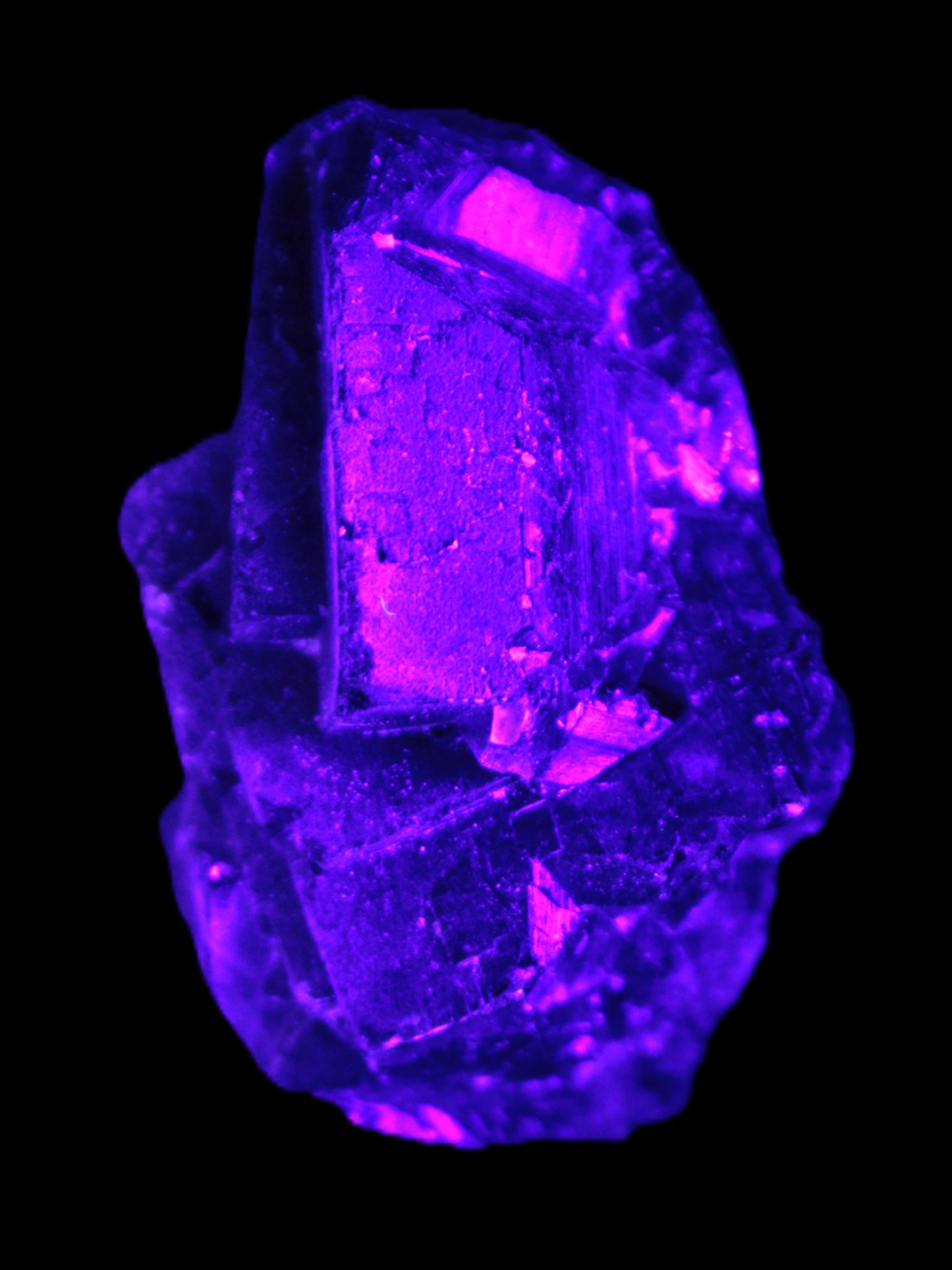 Black Rose UV-reactive Fluorite specimen 18.8g