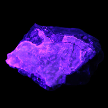 Black Rose UV-reactive Fluorite specimen 18.8g