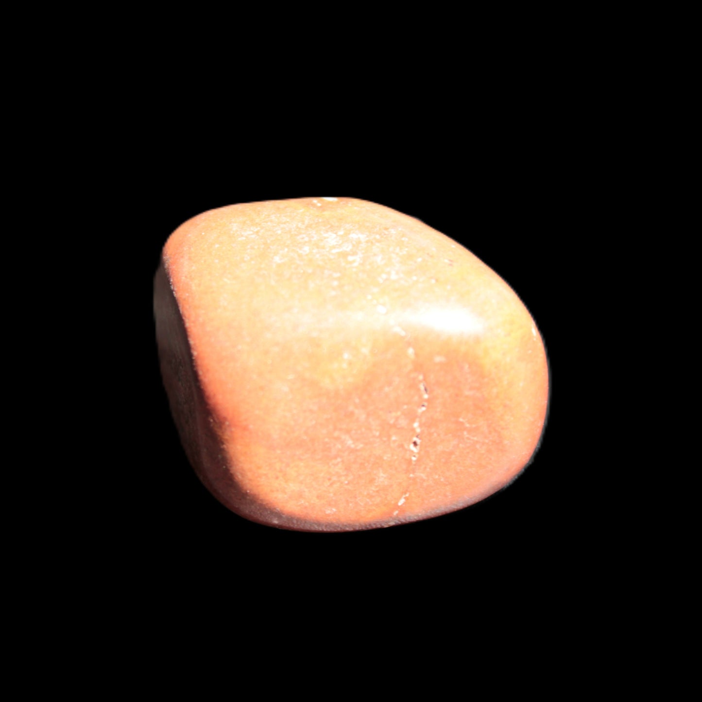 Red Jasper tumbled stone 23-28mm 15-18g