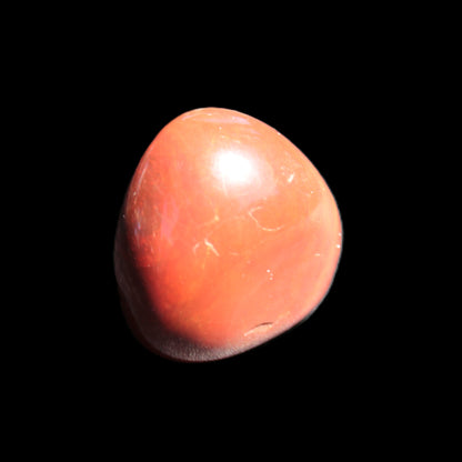 Red Jasper tumbled stone 23-28mm 15-18g