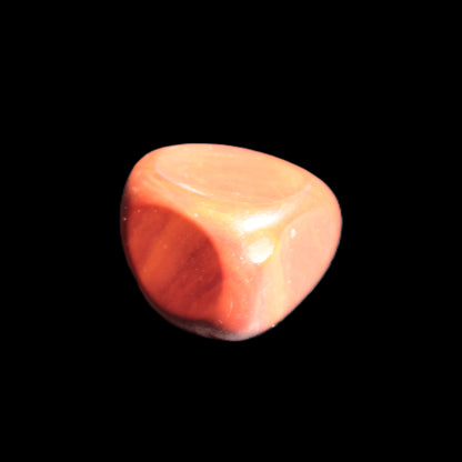 Red Jasper tumbled stone 23-28mm 15-18g