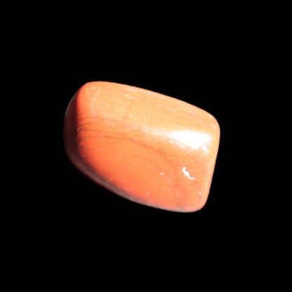 Red Jasper tumbled stone 23-28mm 15-18g