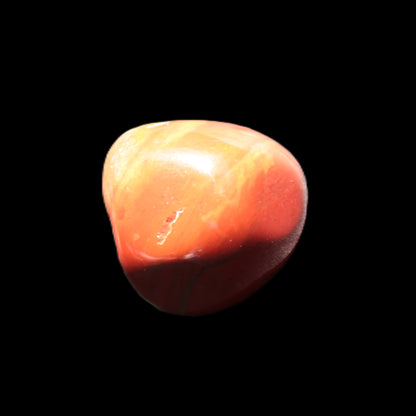 Red Jasper tumbled stone 23-28mm 15-18g