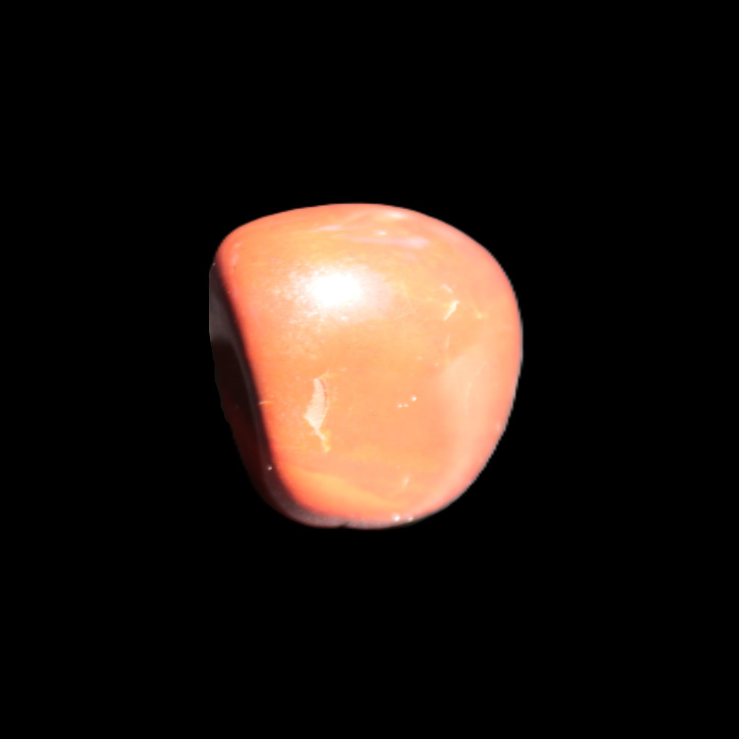 Red Jasper tumbled stone 23-28mm 15-18g