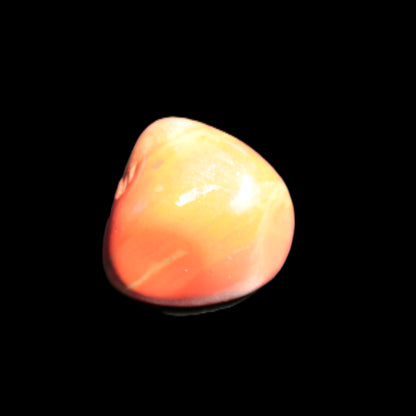 Red Jasper tumbled stone 23-28mm 15-18g