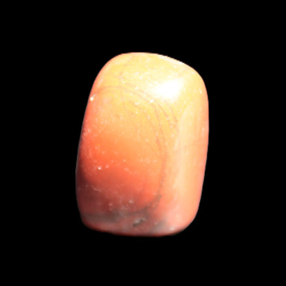 Red Jasper tumbled stone 23-28mm 15-18g