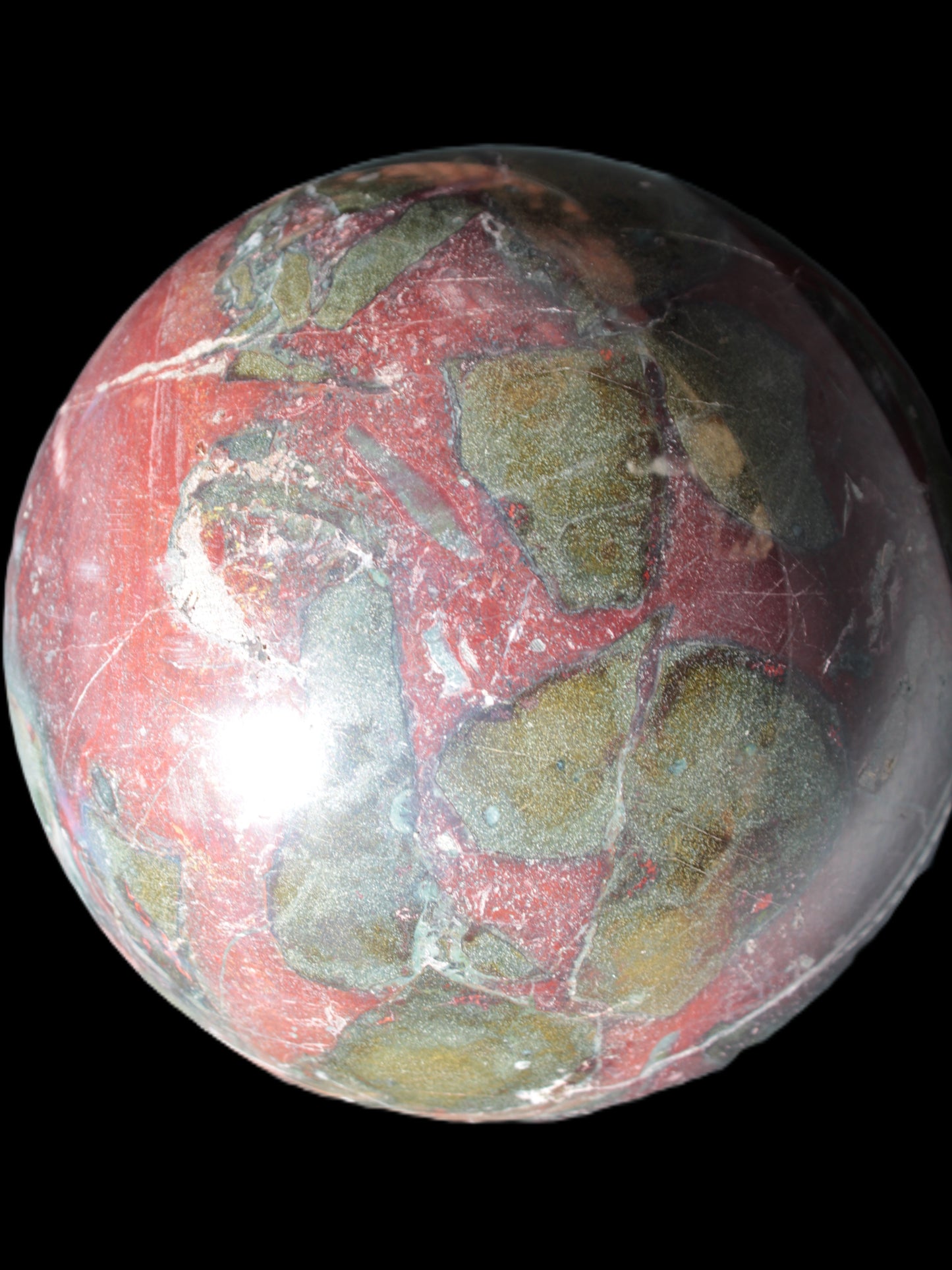 Dragons Blood Stone sphere 151mm 5380g Rocks and Things Store