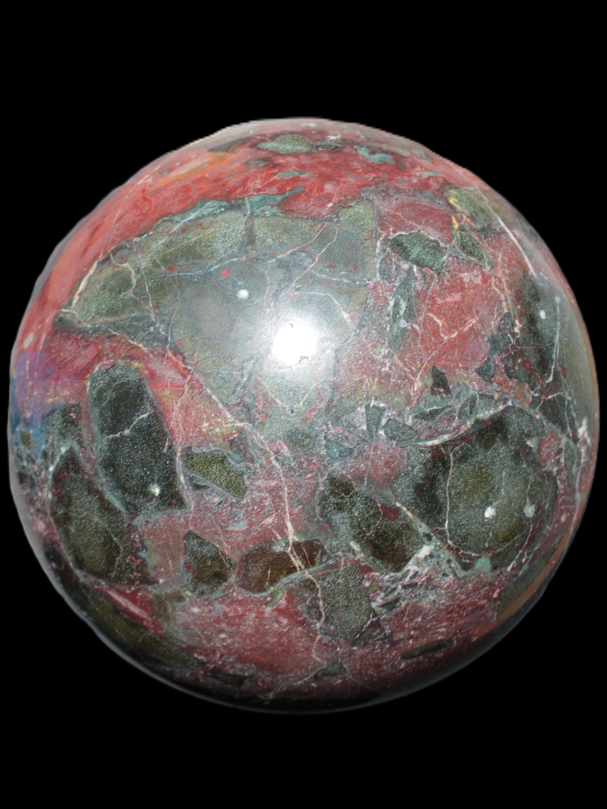 Dragons Blood Stone sphere 151mm 5380g Rocks and Things Store