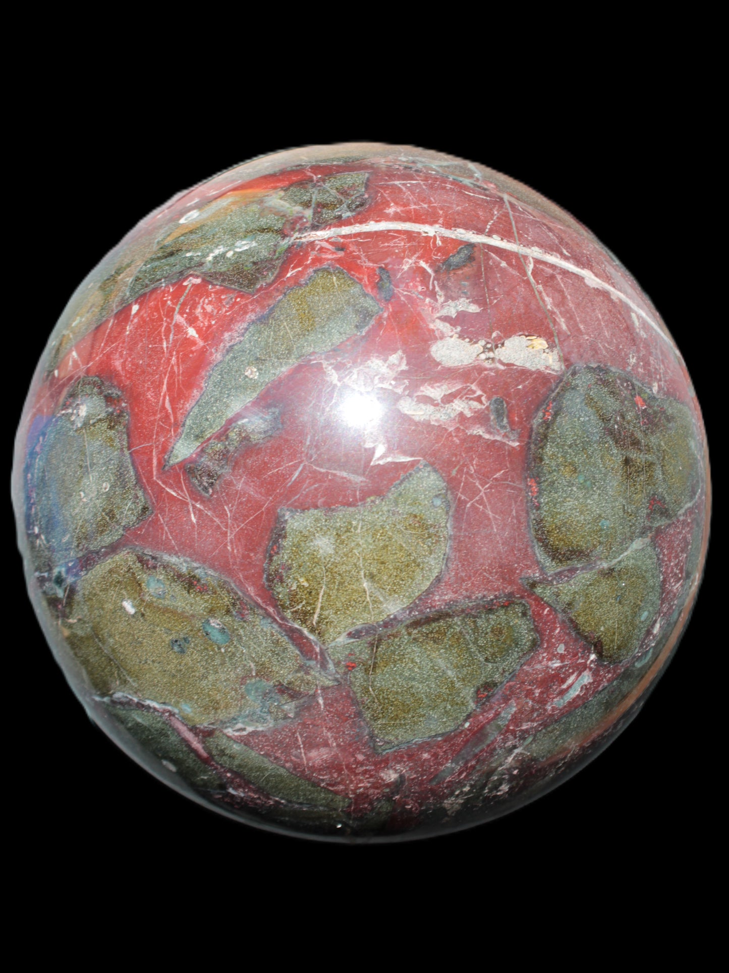 Dragons Blood Stone sphere 151mm 5380g Rocks and Things Store