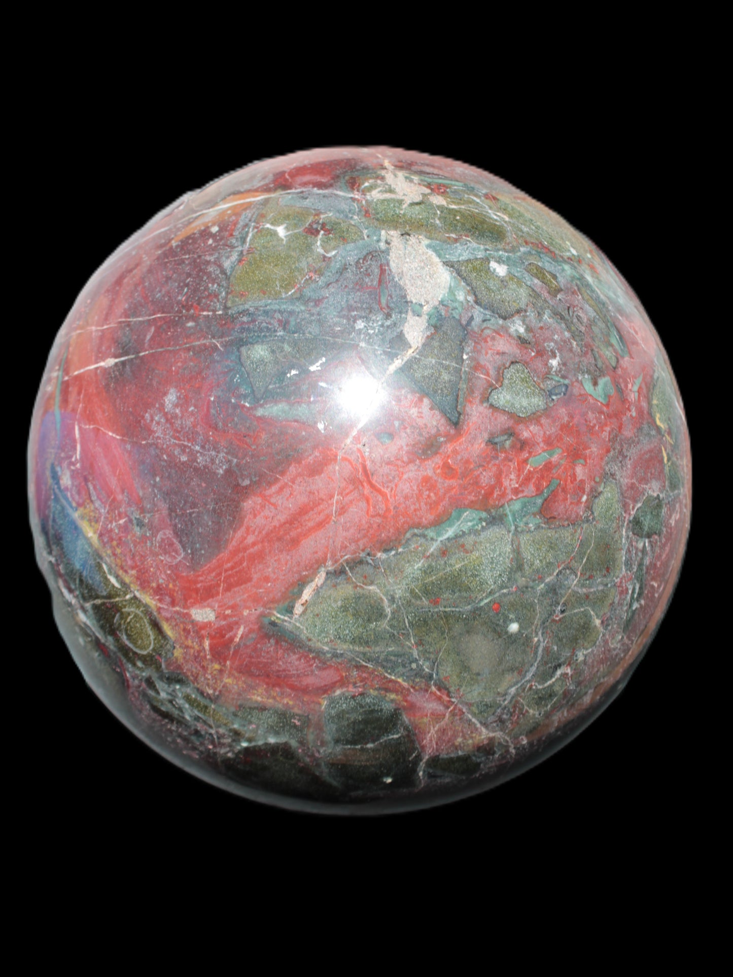 Dragons Blood Stone sphere 151mm 5380g Rocks and Things Store