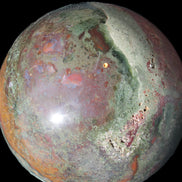 Moss Agate Ocean Jasper sphere 9480g Rocks and Things