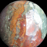 Moss Agate Ocean Jasper sphere 9480g Rocks and Things