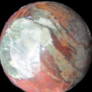 Moss Agate Ocean Jasper sphere 9480g Rocks and Things
