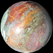 Moss Agate Ocean Jasper sphere 9480g Rocks and Things