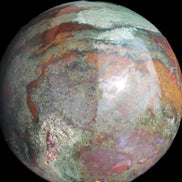 Moss Agate Ocean Jasper sphere 9480g Rocks and Things
