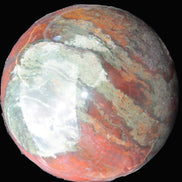 Moss Agate Ocean Jasper sphere 9480g Rocks and Things