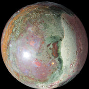 Moss Agate Ocean Jasper sphere 9480g Rocks and Things
